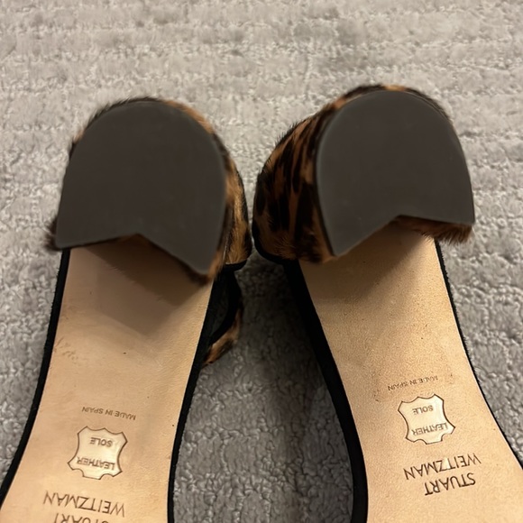 Stuart Weizmann leopard sandals 7.5 - Picture 6 of 7